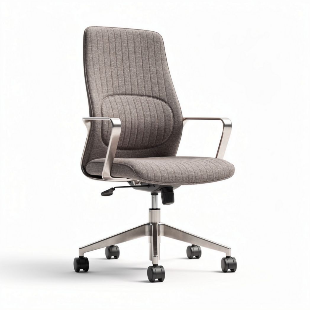 Fabric office chair with ergonomic design and adjustable height 60 x 60 x 100cm