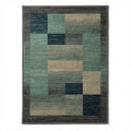 Multicolor geometric area rug for living room 150 x 100 x 1cm made of durable synthetic fibers